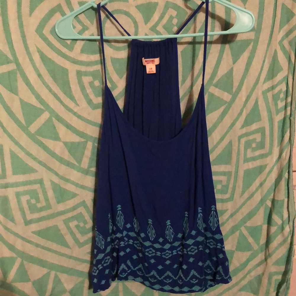 Blue tank top